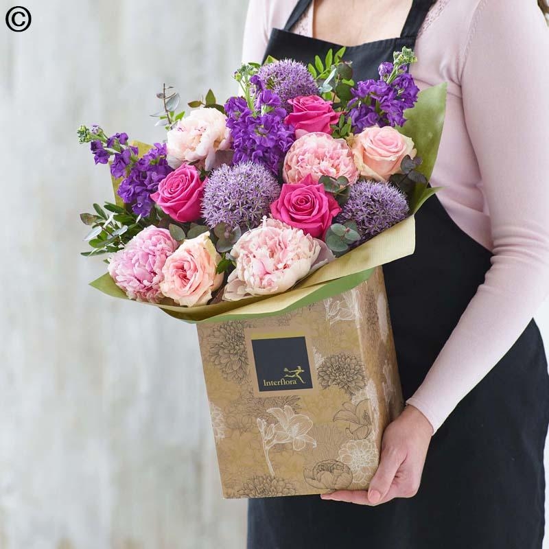 Perfect Peony Hand tied